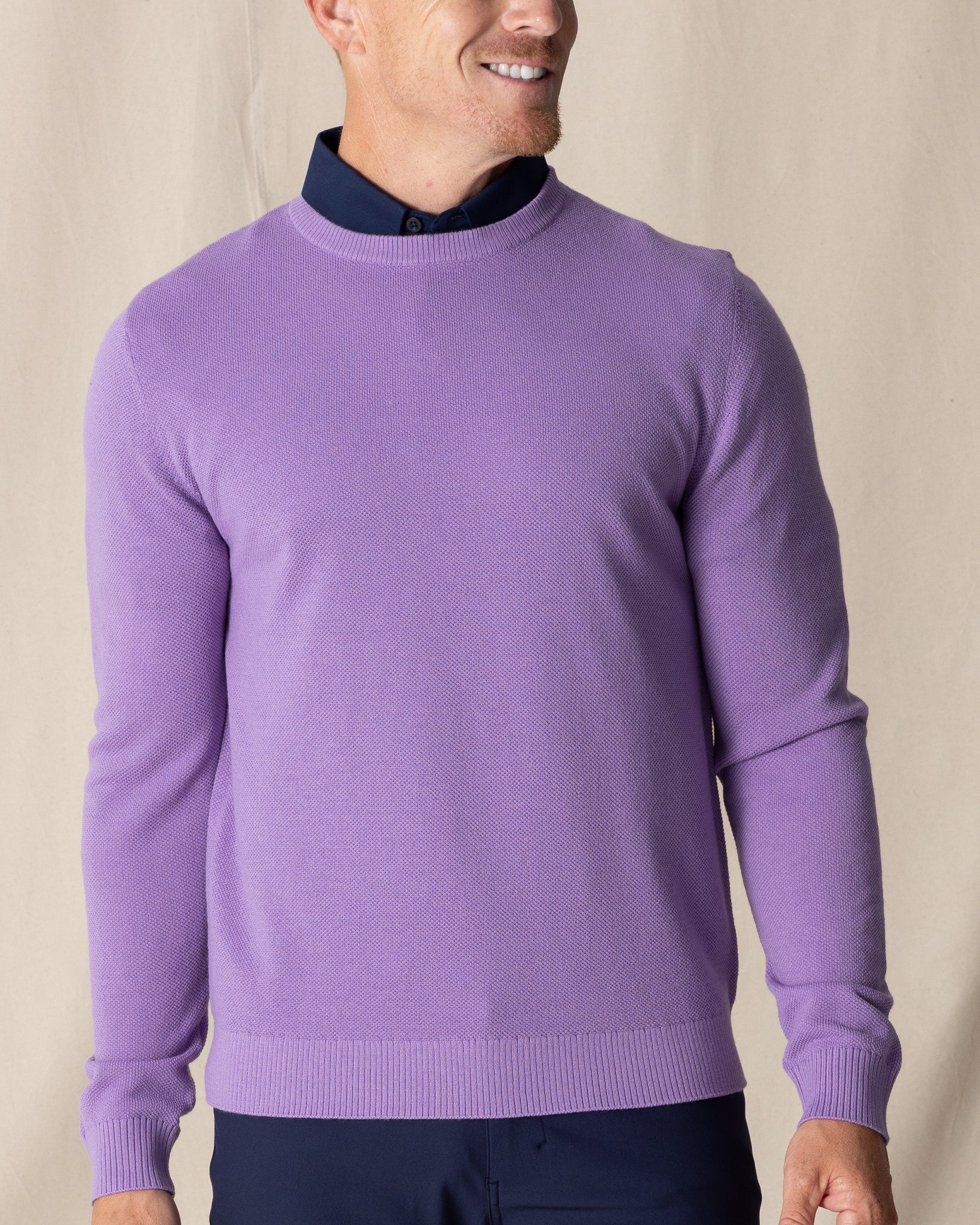 Links Crewneck Sweater - Amethyst
