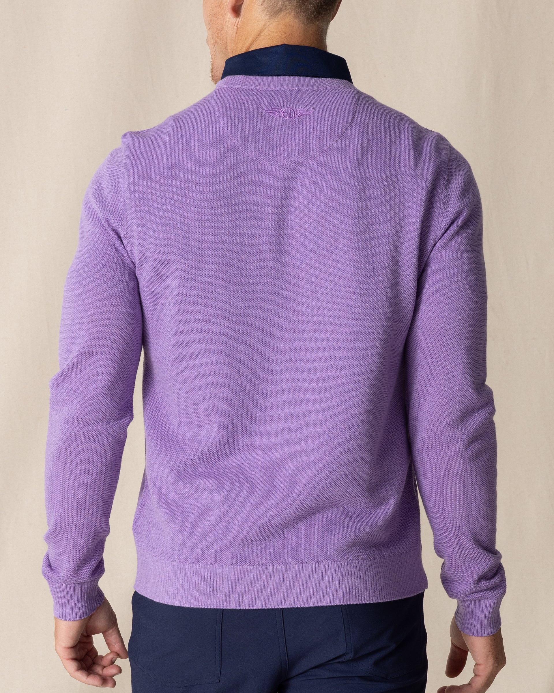 crewneck with dress shirt Stop Wearing Your Sweater Wrong (Layer Like A Pro!)