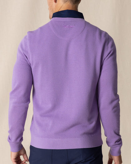crew neck sweater with dress shirt Links Crewneck Sweater