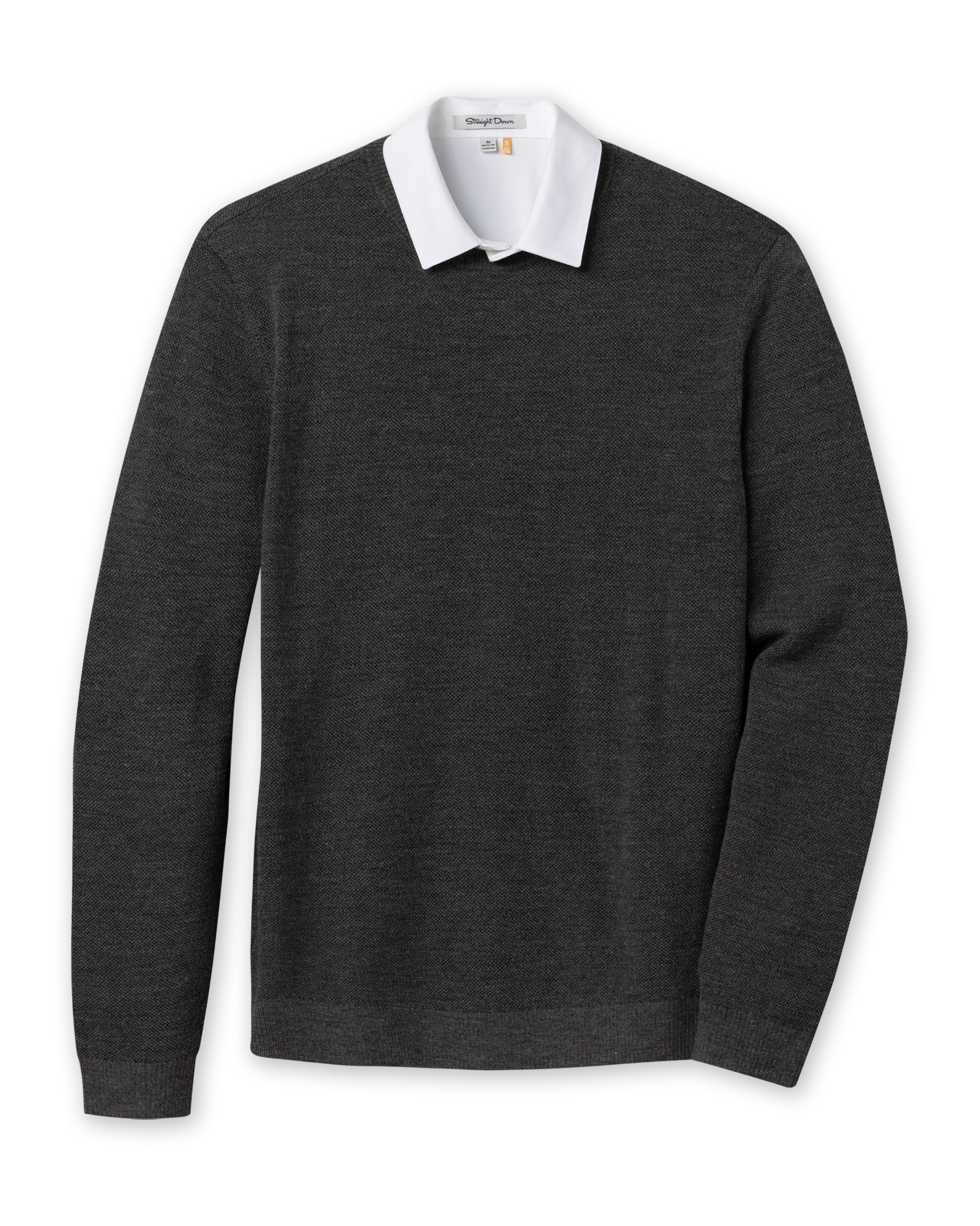 Links Crewneck Sweater - Charcoal Heather
