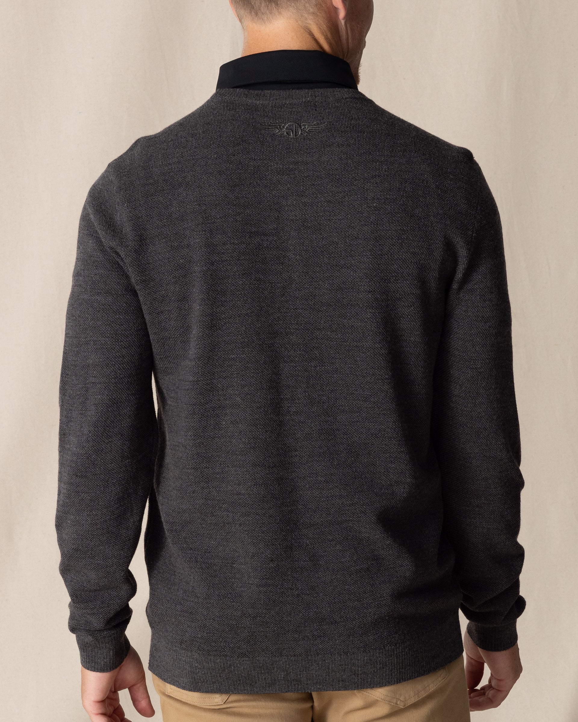 Links Crewneck Sweater - Charcoal Heather
