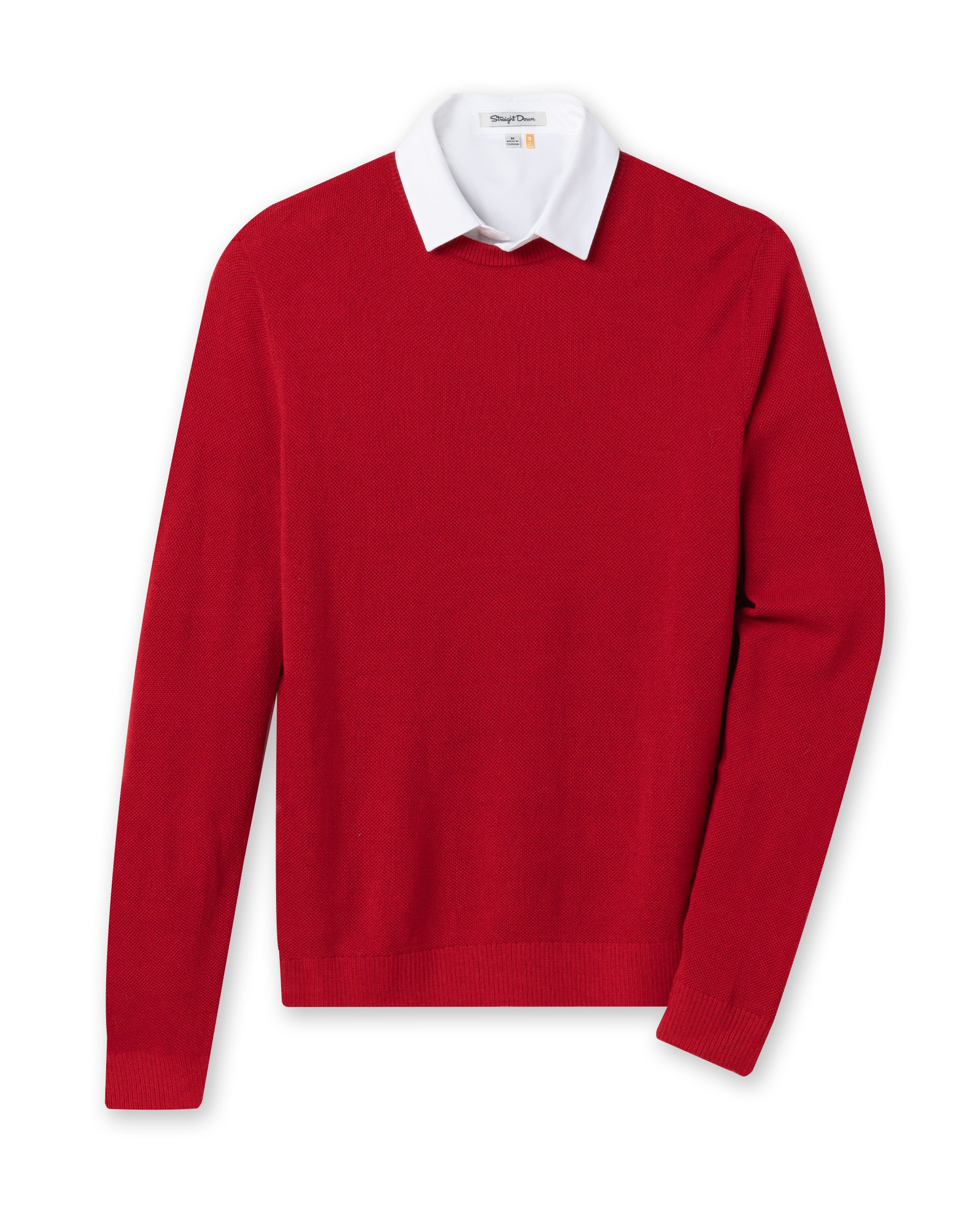 Links Crewneck Sweater - Flag Red
