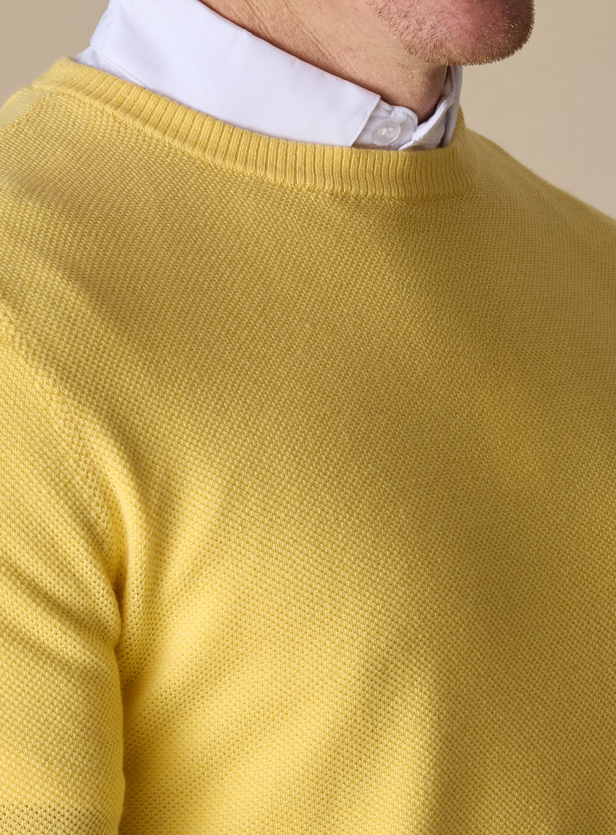 Links Crewneck Sweater - Sunshine
