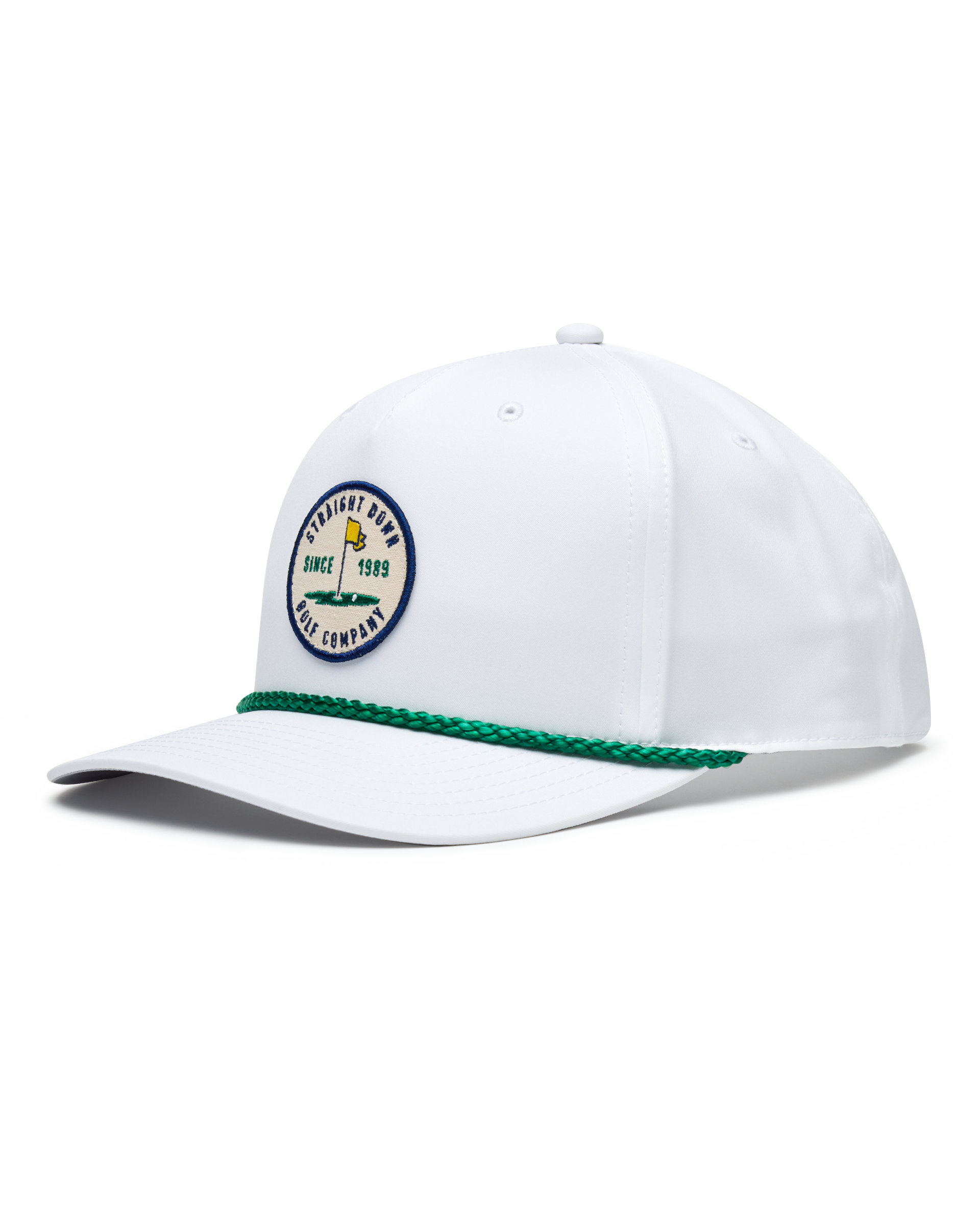 Pin High Rope Hat - White Kelly