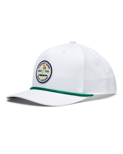 Pin High Rope Hat - White Kelly
