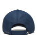 The back view of a navy blue baseball cap with an adjustable strap, featuring the brand name 'ALITE' in white on the side and a small white mountain logo on the back strap.