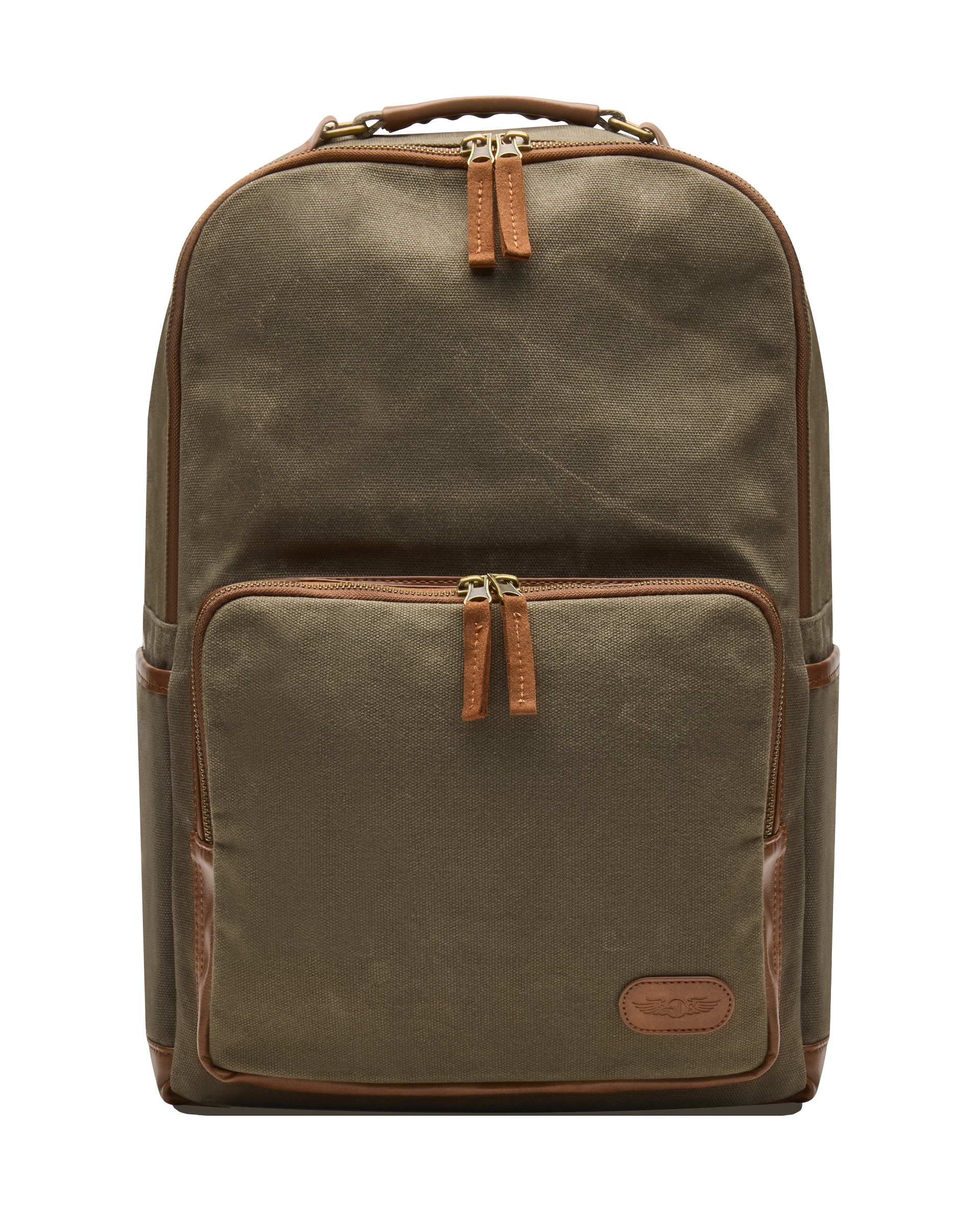 Waxed Canvas Backpack - Loden