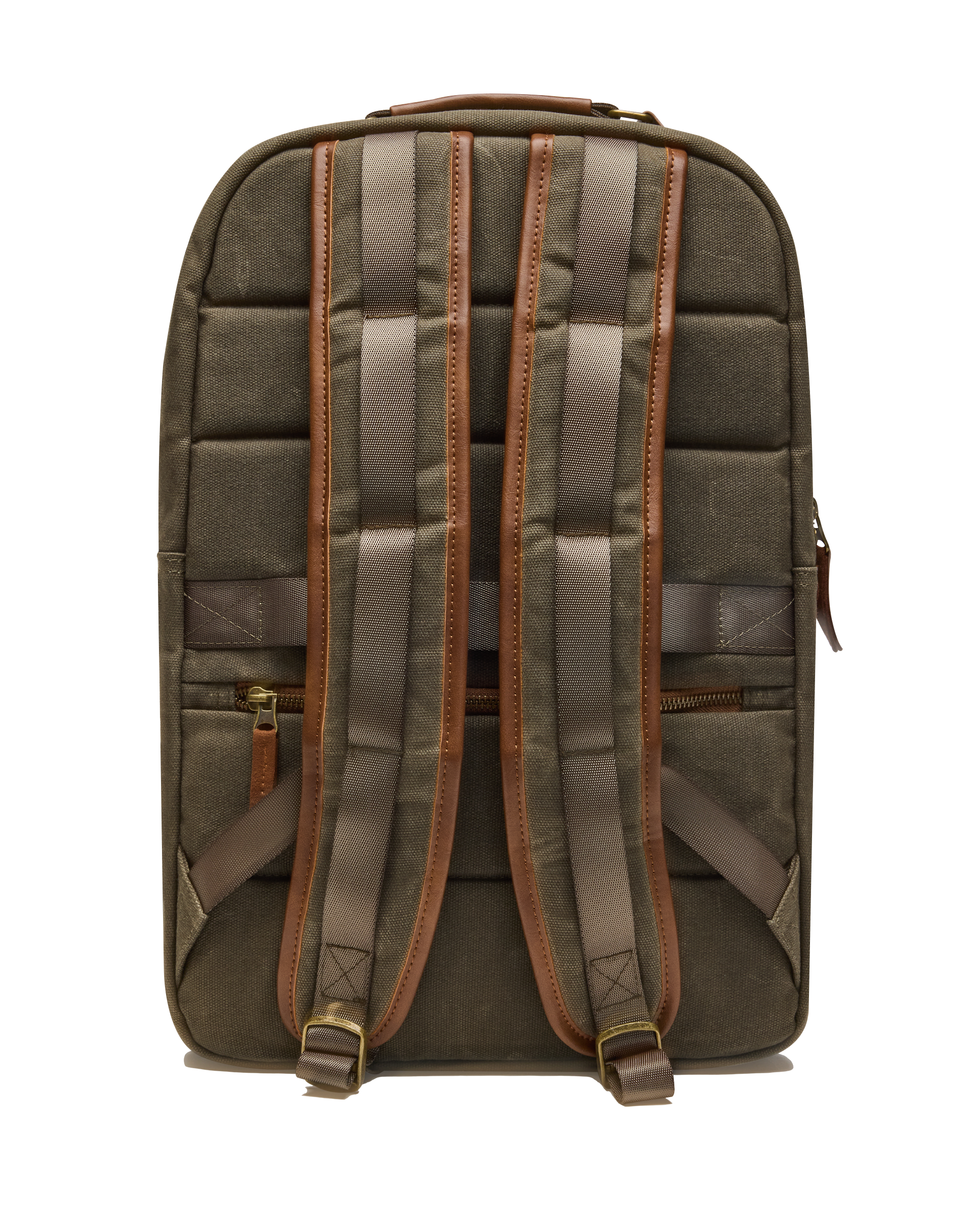 Waxed Canvas Backpack - Loden