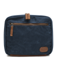 Waxed Canvas Dopp Kit - Navy