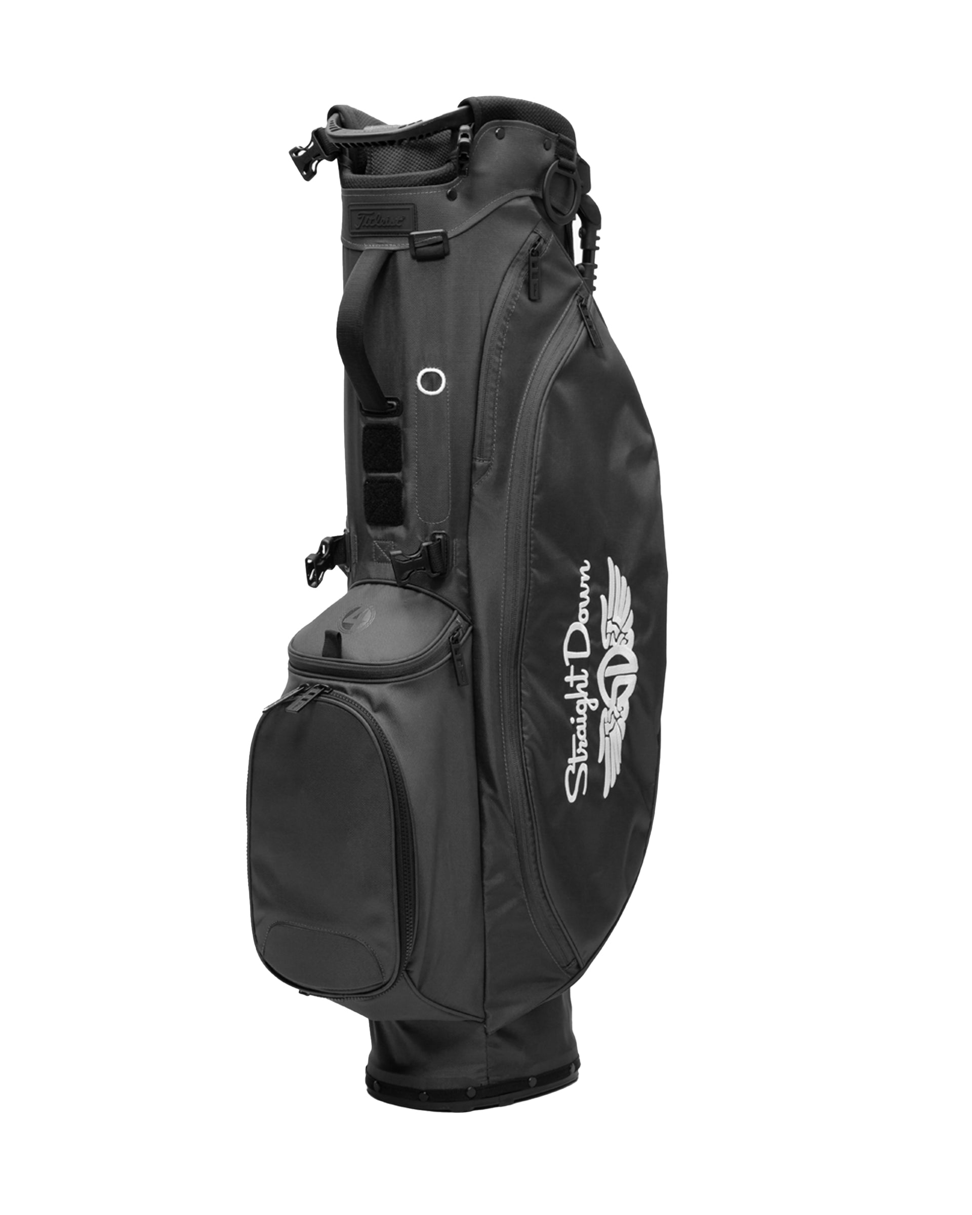 Straight Down Players Golf Bag - Black
