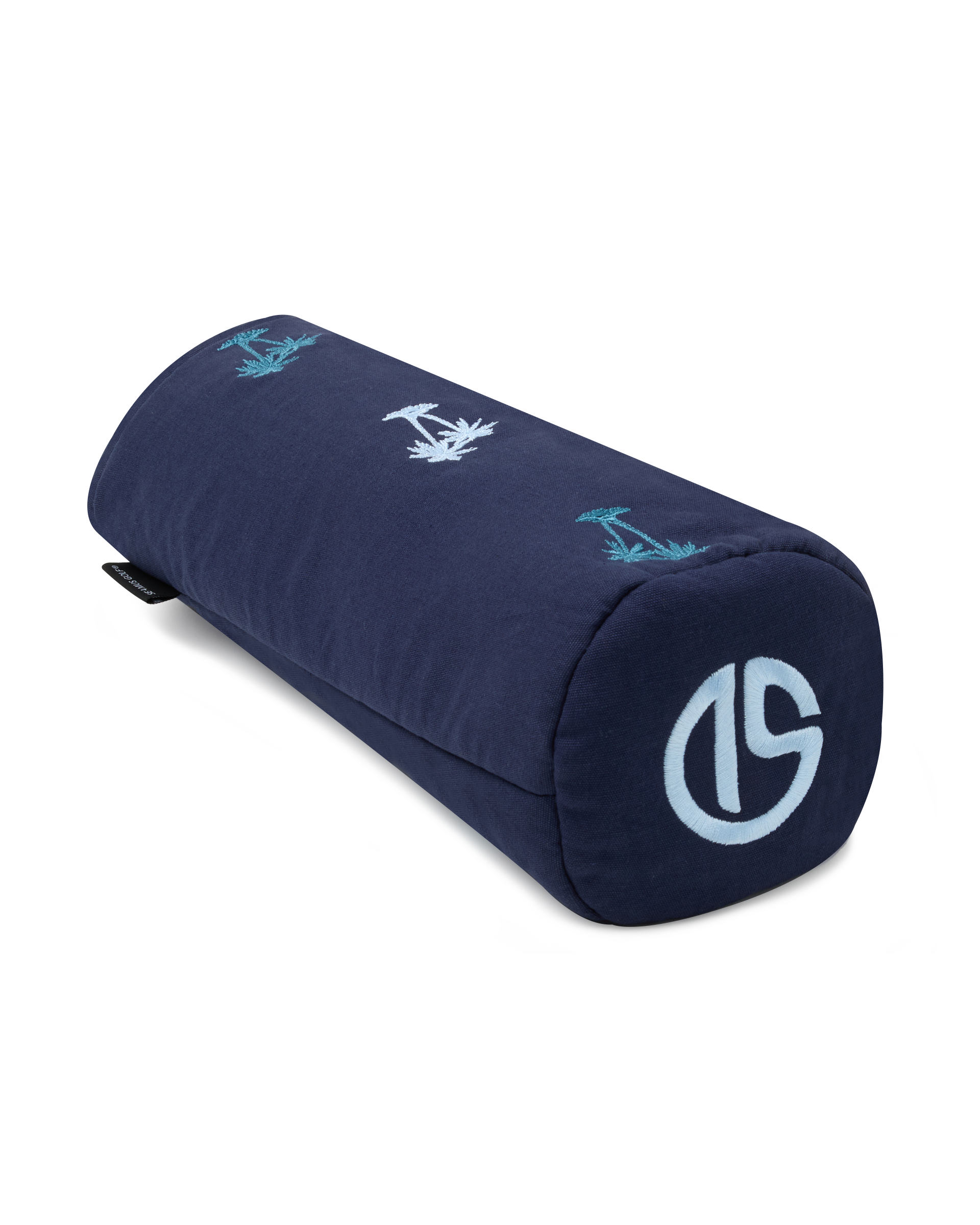 Palm Beach Driver Headcover in navy blue with embroidered blue palm tree motifs and white SD logo