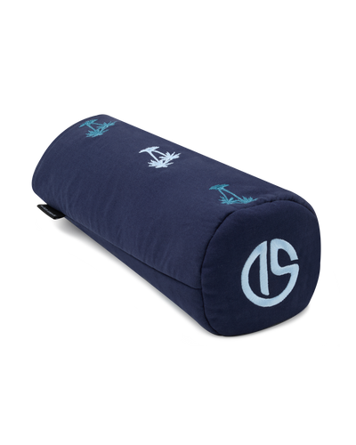 Palm Beach Driver Headcover in navy blue with embroidered blue palm tree motifs and white SD logo