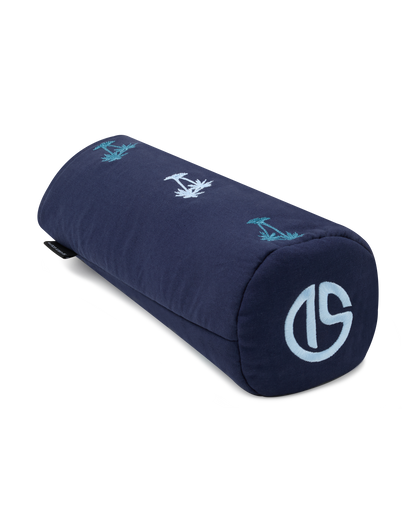Palm Beach Driver Headcover in navy blue with embroidered blue palm tree motifs and white SD logo
