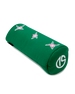 Azalea Driver Headcover in Green featuring pink azalea floral embroidery, green fabric exterior, and embroidered SD logo detail on the end cap