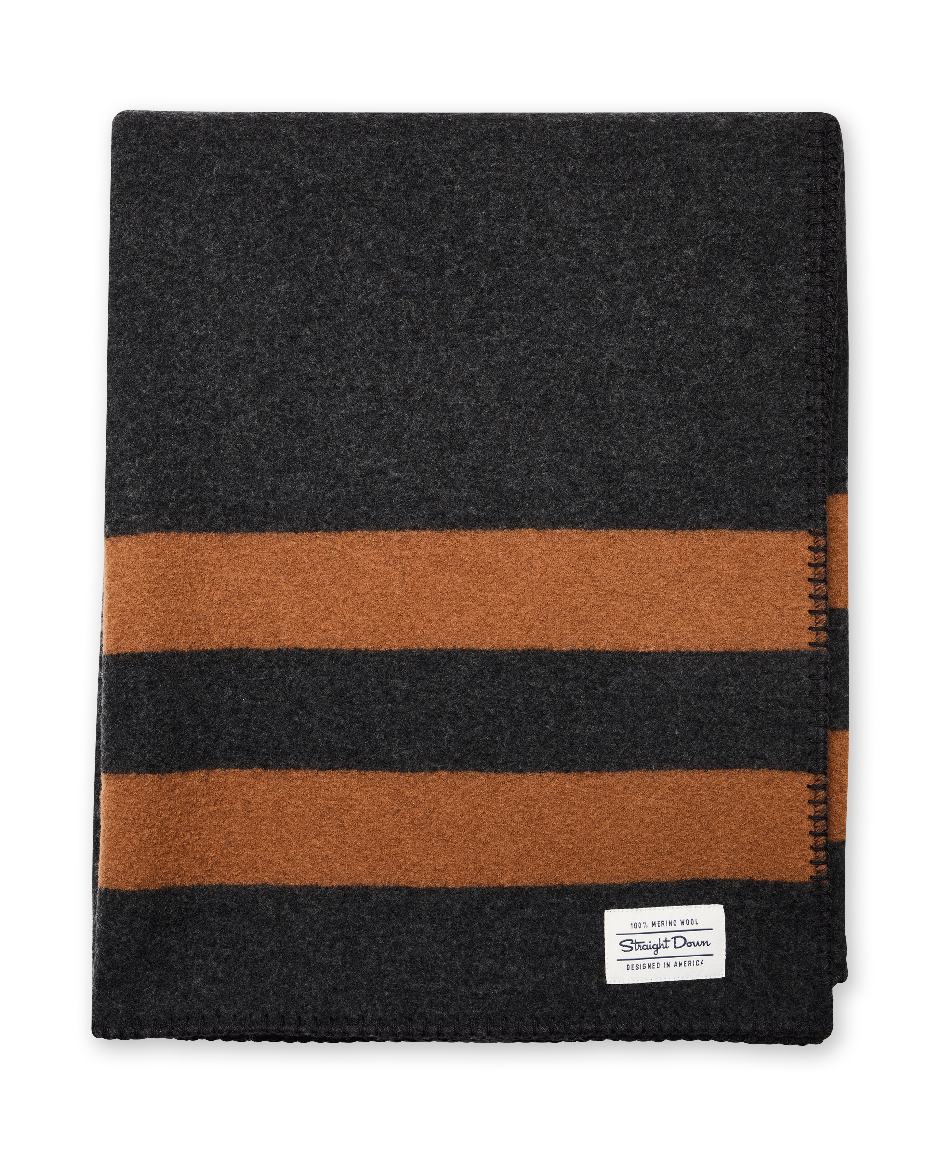 Comfort Throw - Charcoal / Tobacco