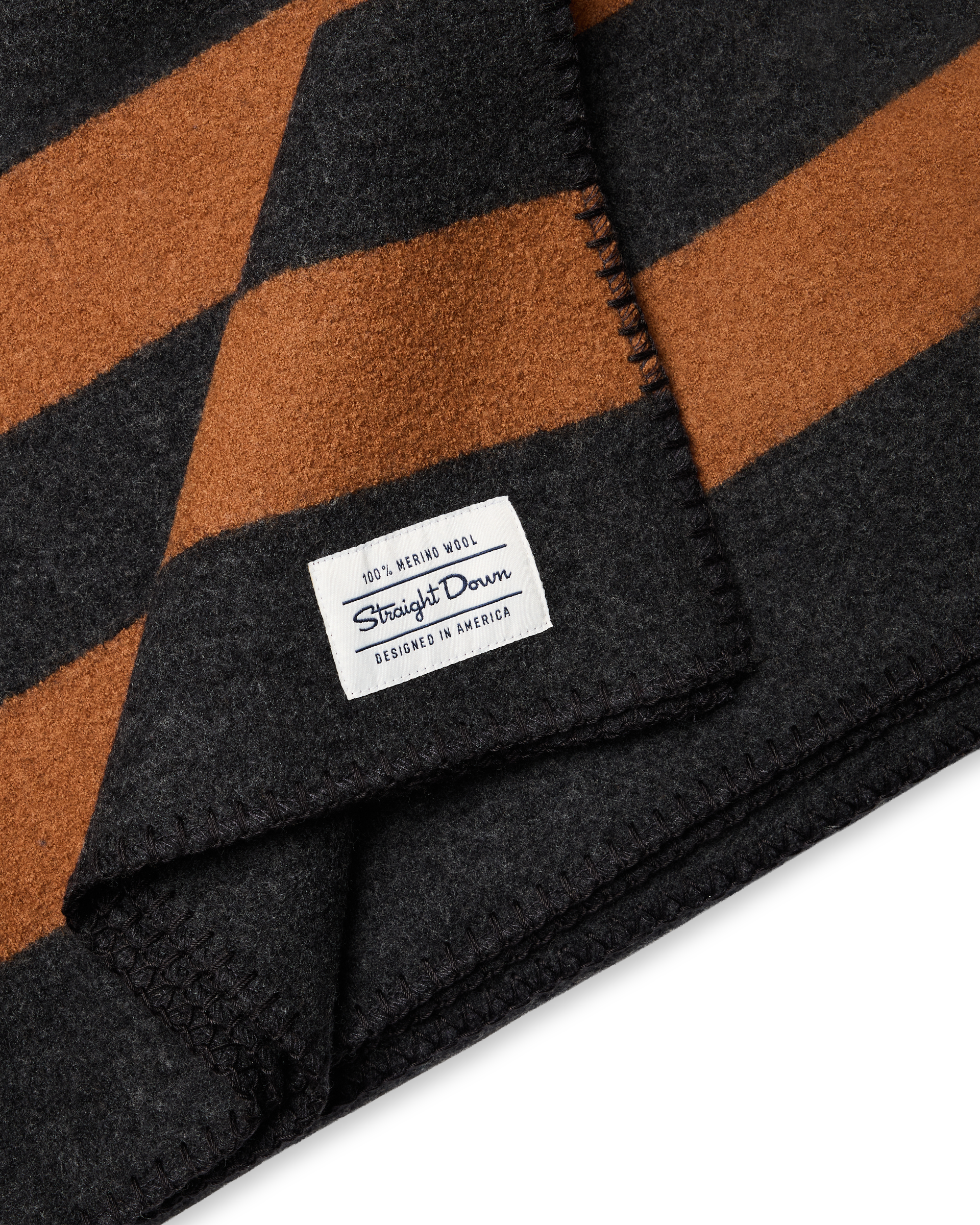 Comfort Throw - Charcoal / Tobacco