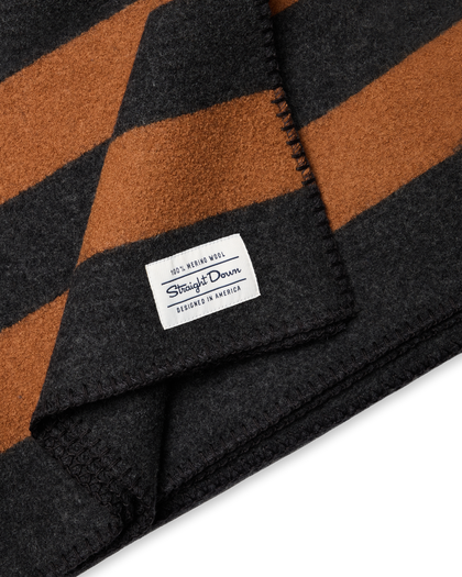 Comfort Throw - Charcoal / Tobacco