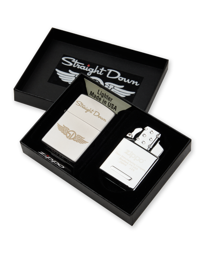 SD Classic Zippo Lighter - Chrome