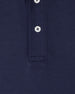 Cambridge Long Sleeve Polo in New Indigo featuring a smooth performance knit fabric with a soft hand feel and subtle texture