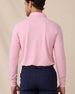 Back view of the Cambridge Long Sleeve Polo in Punch Pink