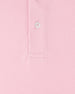Cambridge Long Sleeve Polo in Punch Pink featuring a soft oxford pique knit texture