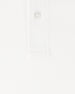 Cambridge Long Sleeve Polo in White featuring a soft oxford pique knit fabric