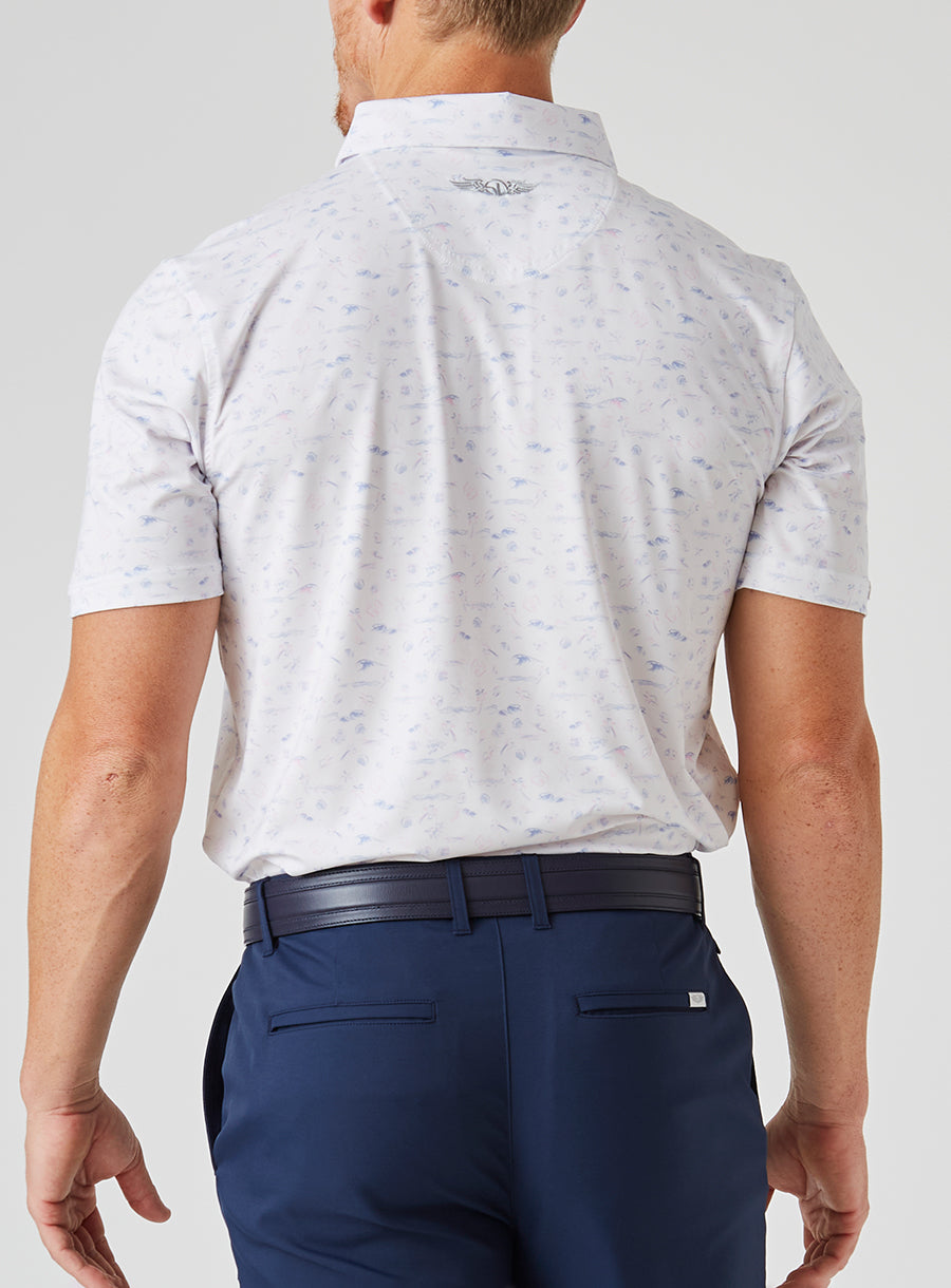 Cocoa Beach Polo - White
