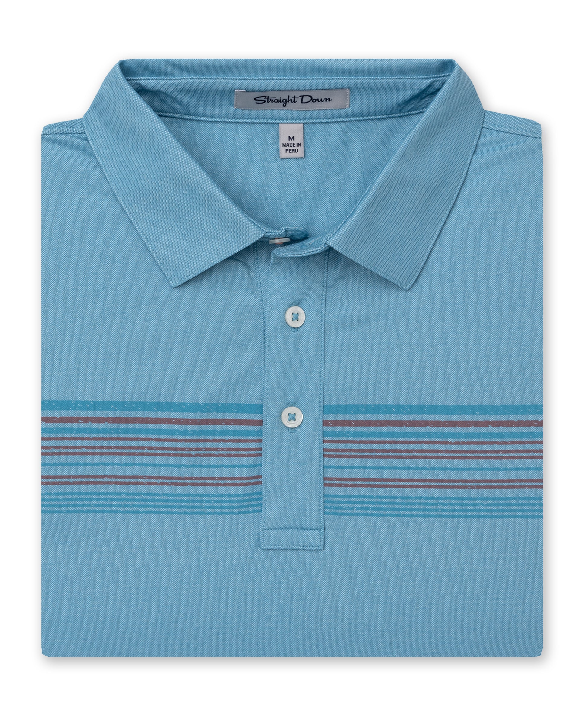 Comp Stripe Polo - Delphinium
