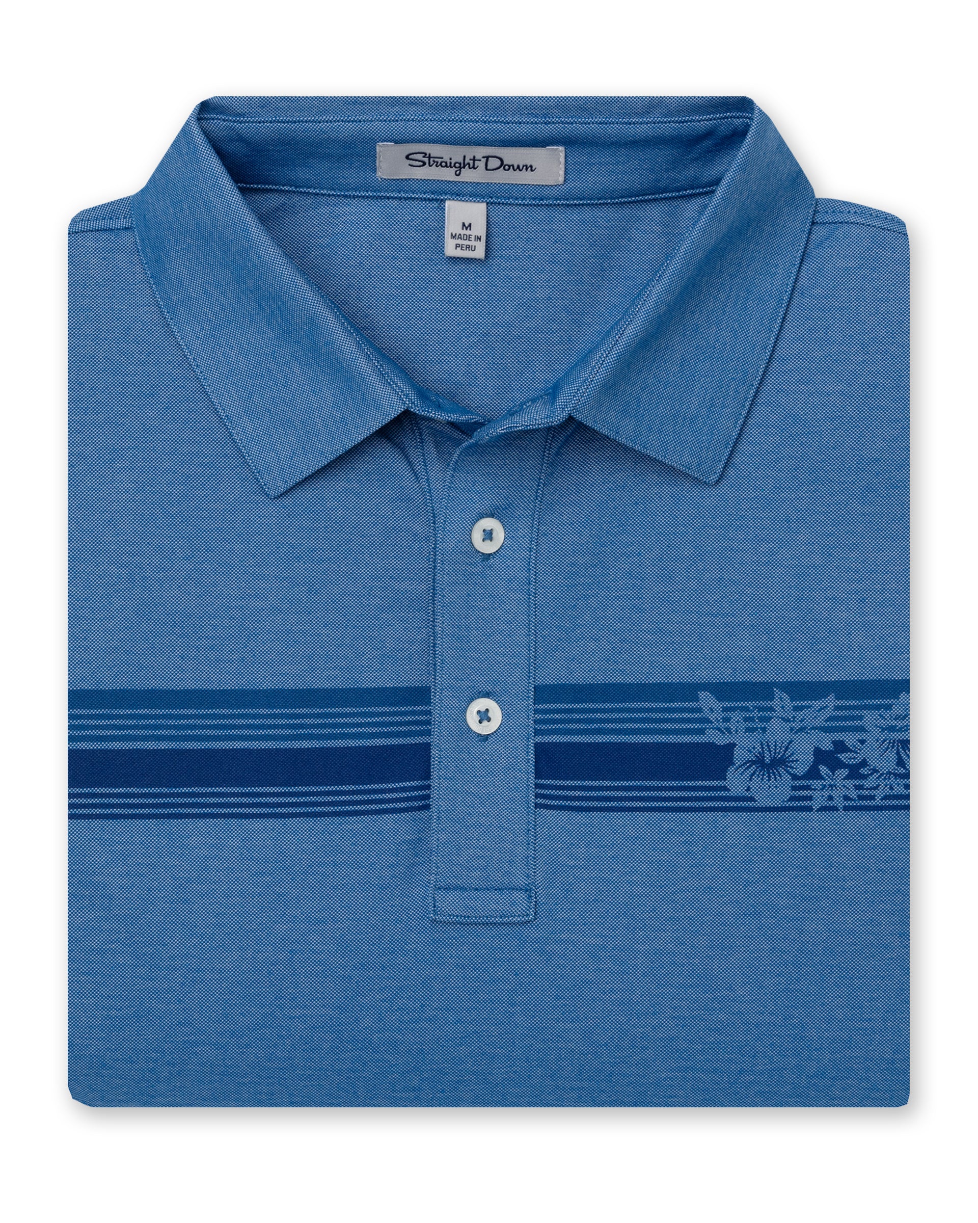 Island Stripe Polo - Federal
