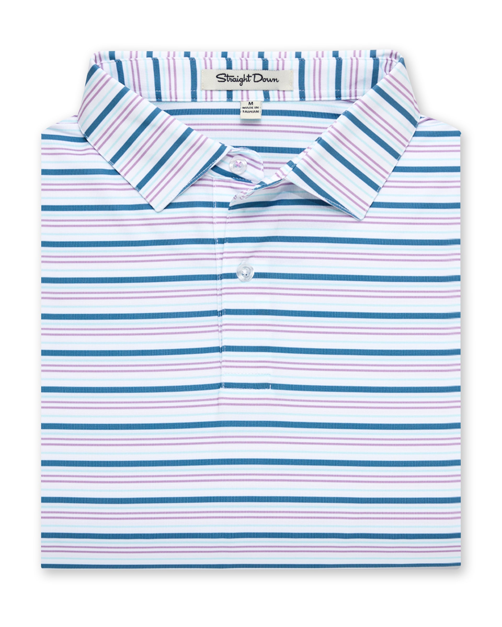 Zuma Stripe Polo - Amethyst
