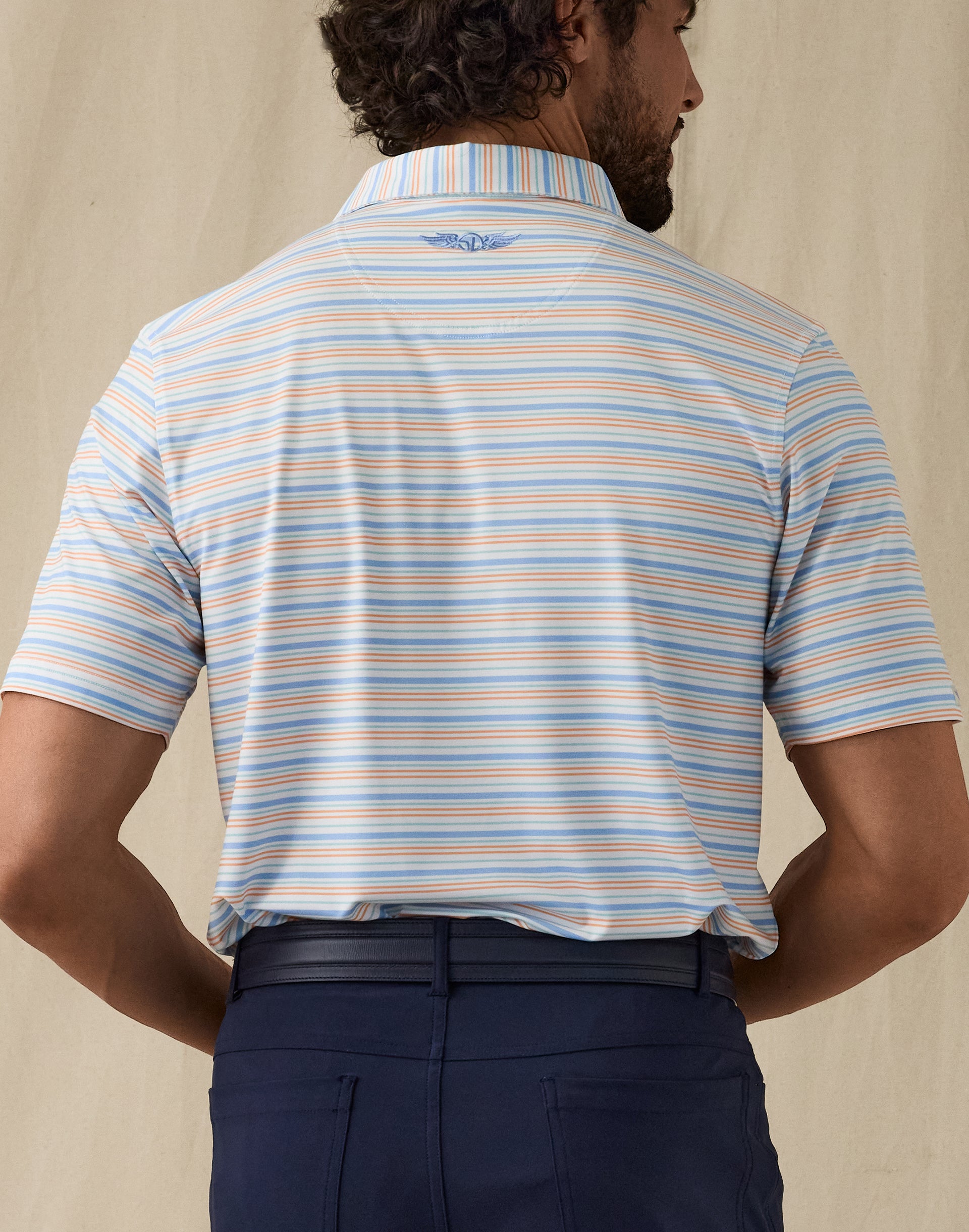 Zuma Stripe Polo - Carolina
