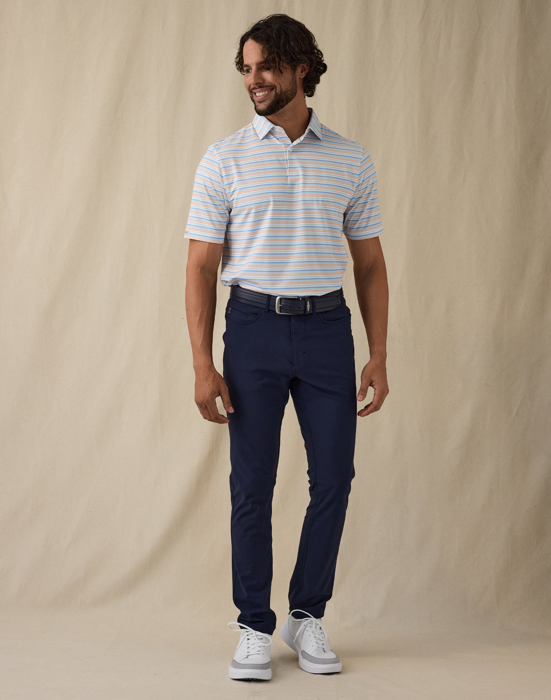 Zuma Stripe Polo - Carolina
