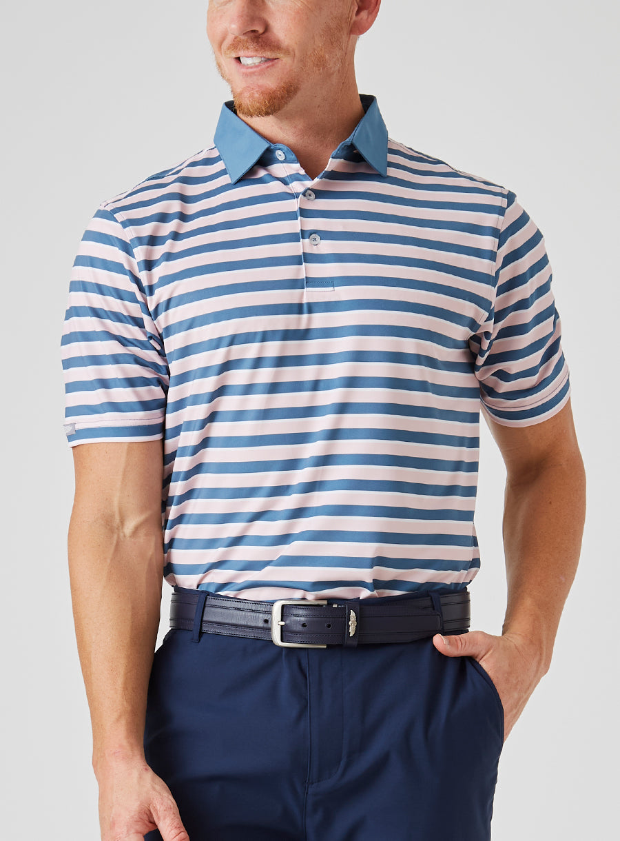 Doheny Stripe Polo - Petrol
