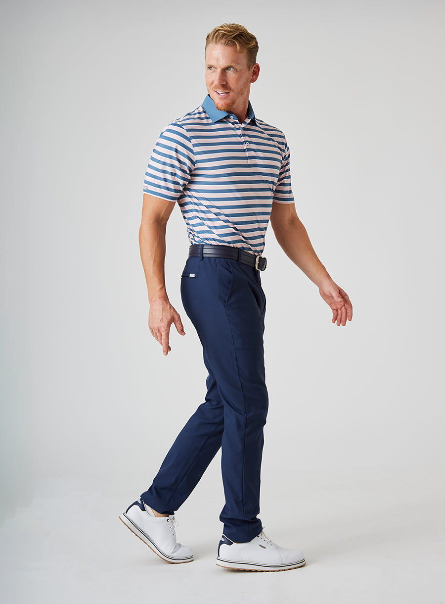 Doheny Stripe Polo - Petrol
