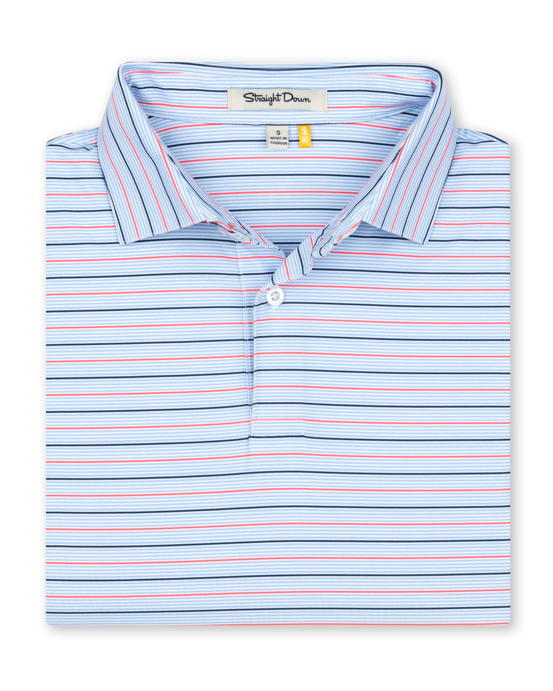 Key West Stripe Polo - Carolina
