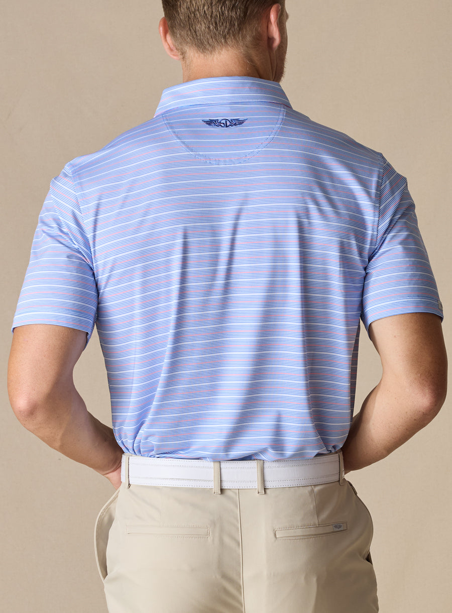Key West Stripe Polo - Maison
