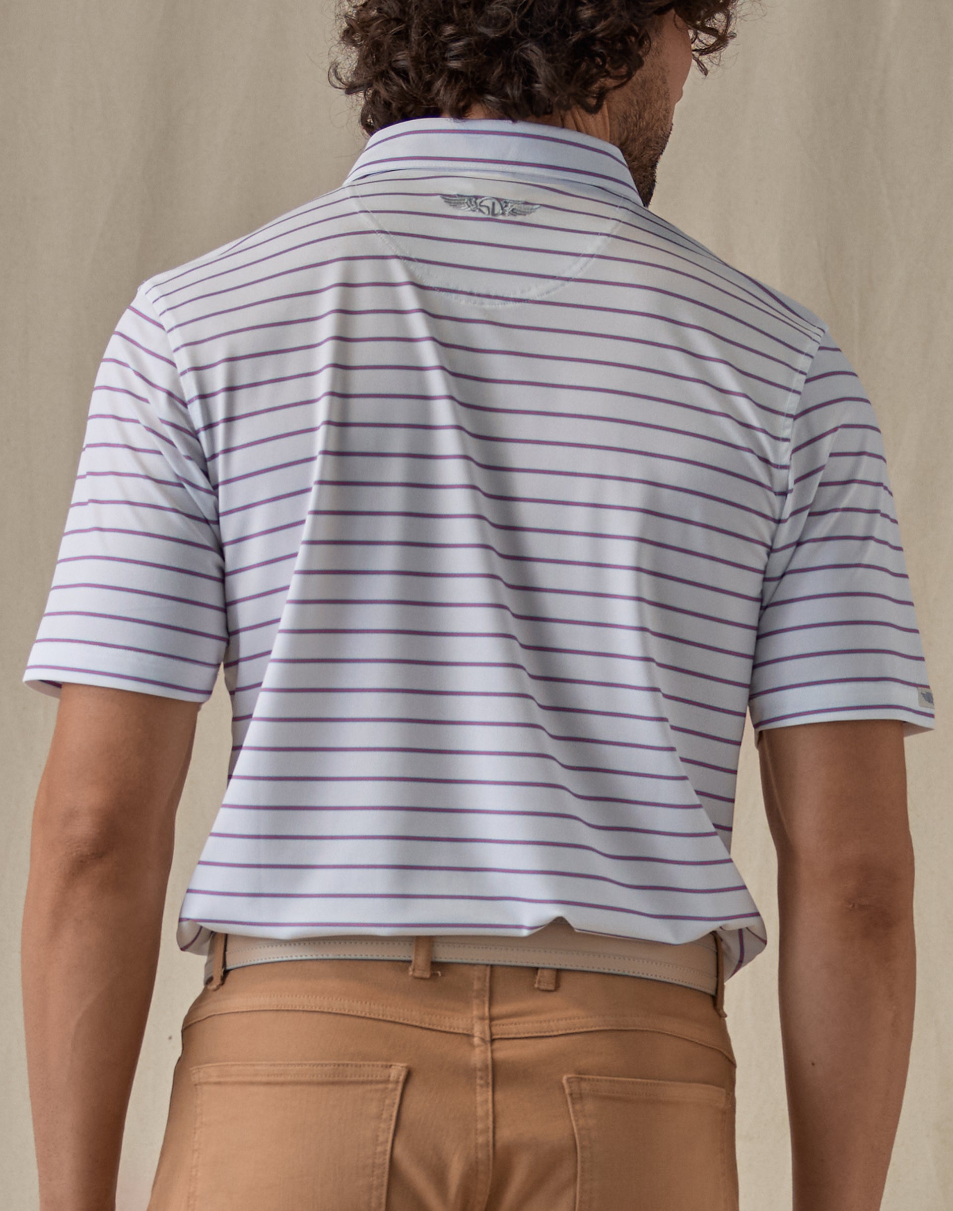 Quintero Stripe Polo - Calypso
