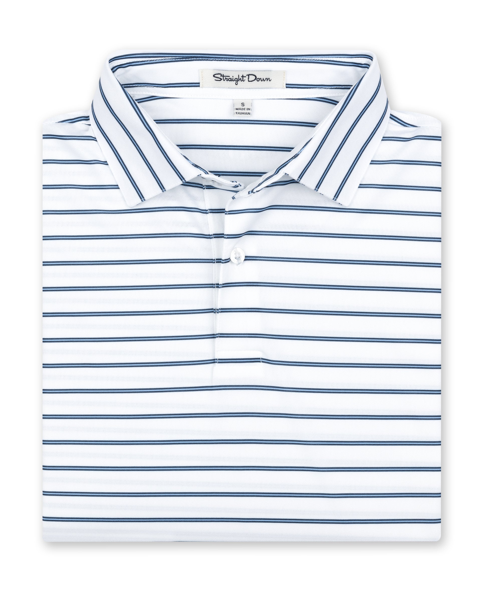 Quintero Stripe Polo - Carolina
