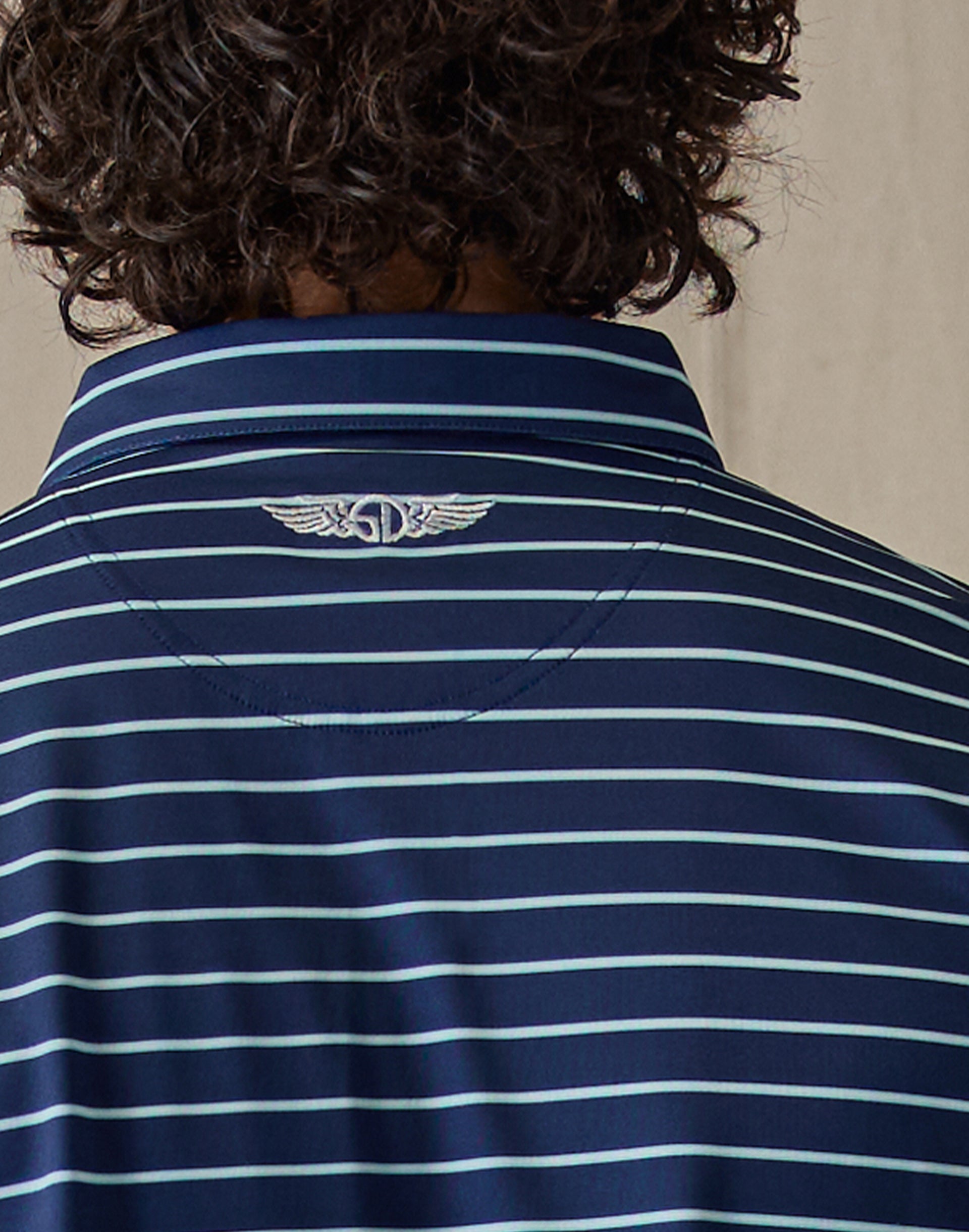 Quintero Stripe Polo - Green Stone
