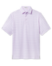 Men’s Quintero Stripe Polo in lilac, front view