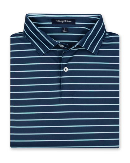 Quintero Stripe Polo - Green Stone