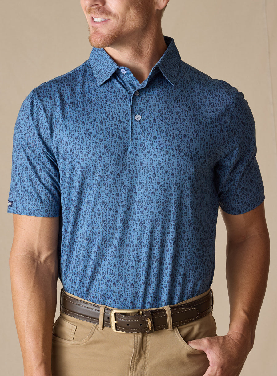 American Oak Polo - Petrol
