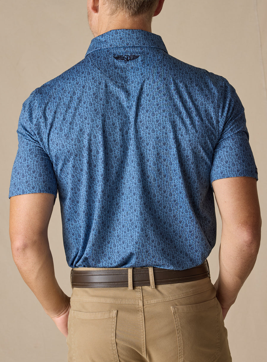 American Oak Polo - Petrol
