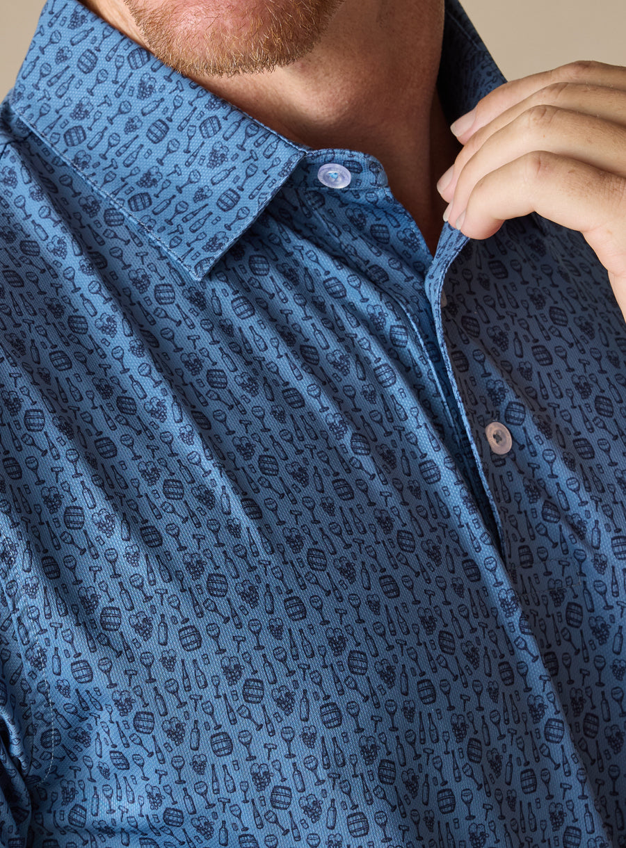 American Oak Polo - Petrol
