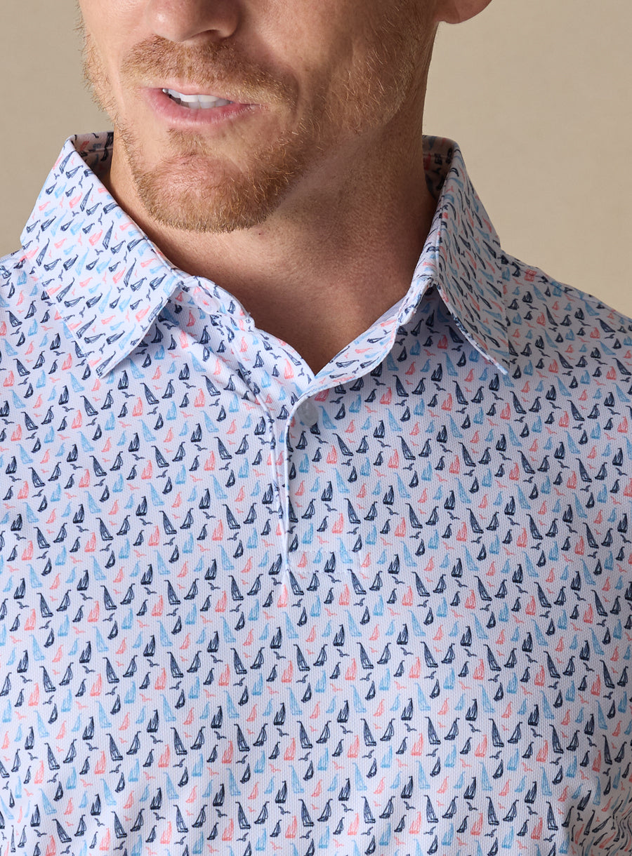 Layline Polo - White
