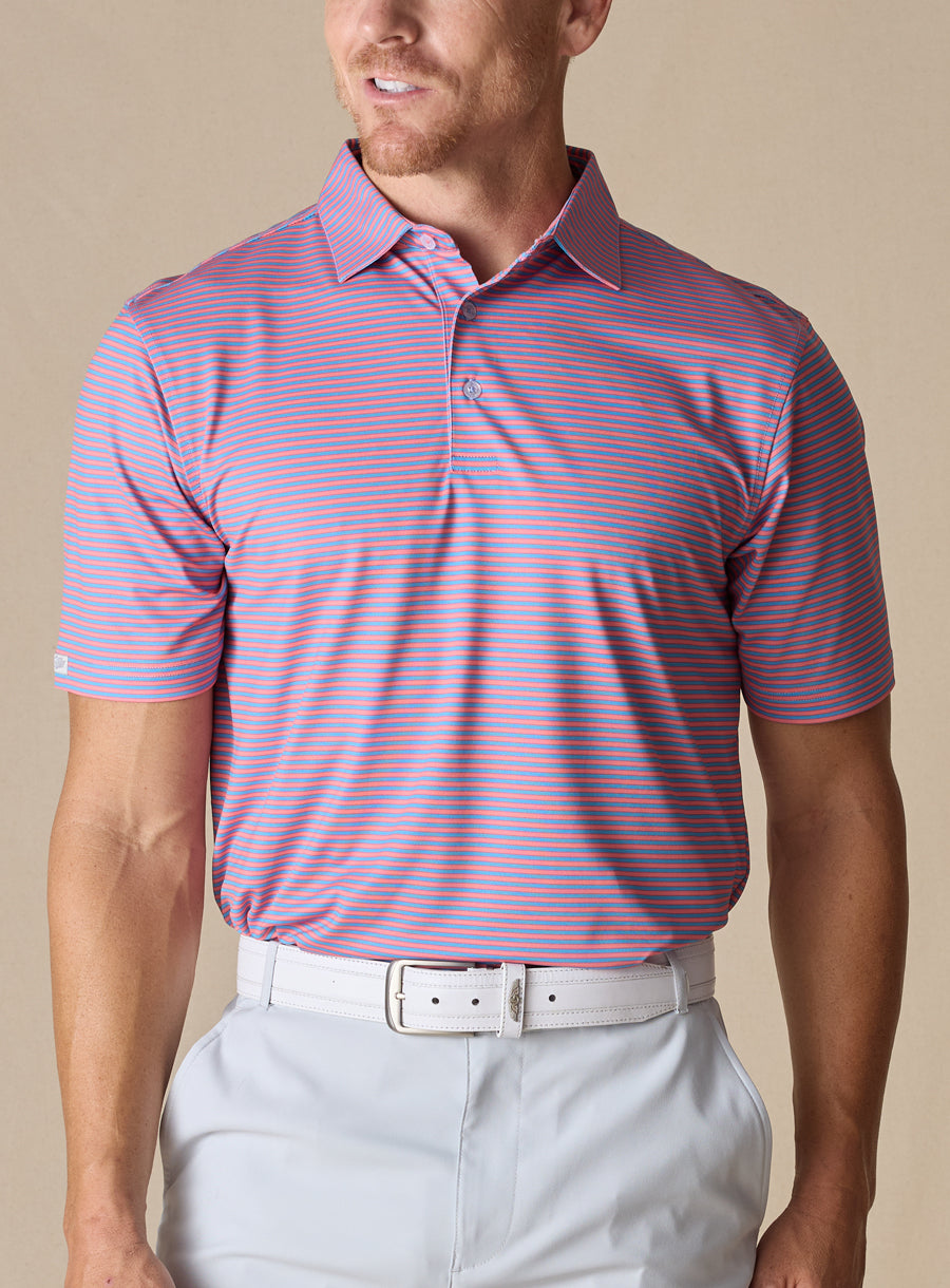 Del Mar Stripe Polo - Gala
