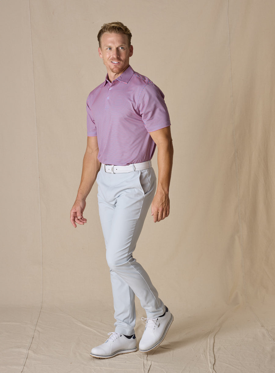 Del Mar Stripe Polo - Gala
