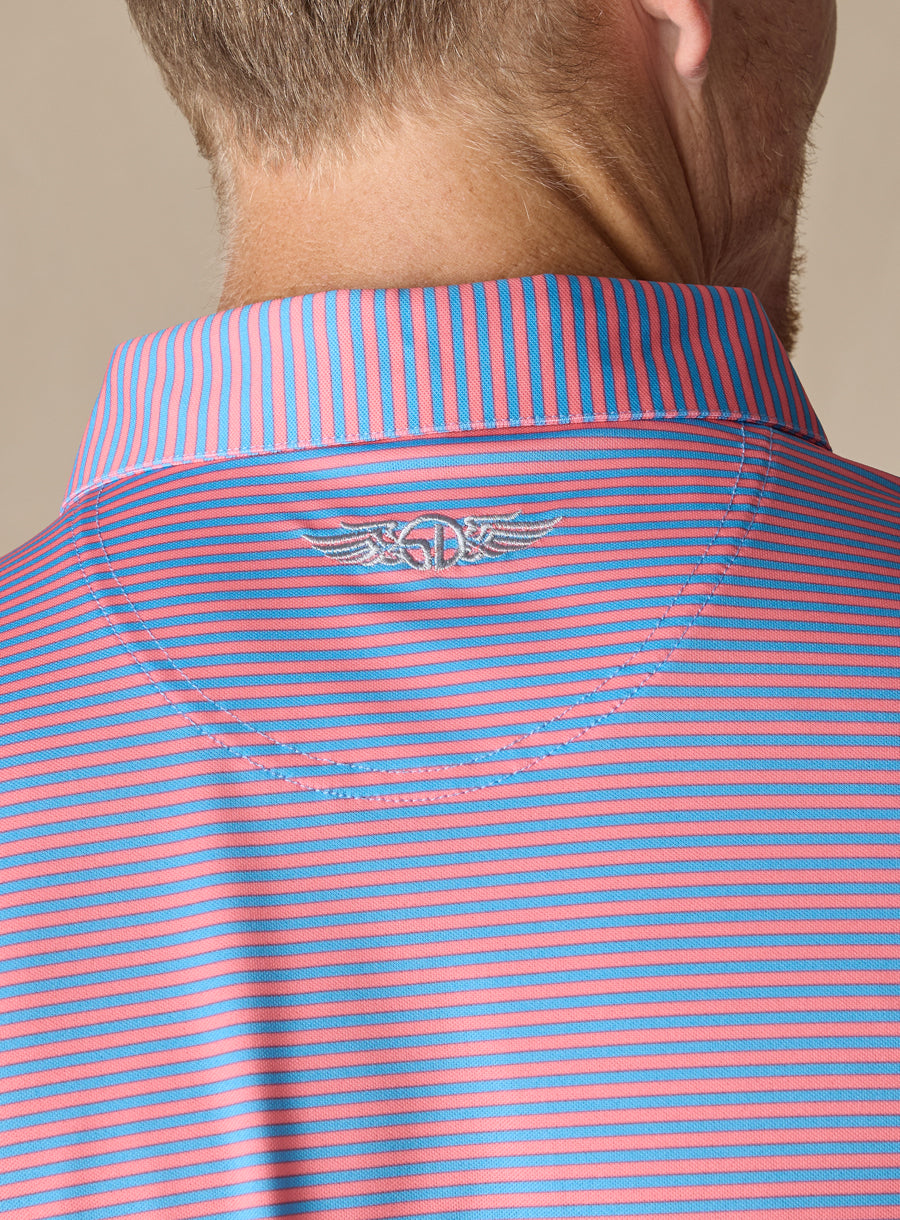 Del Mar Stripe Polo - Gala
