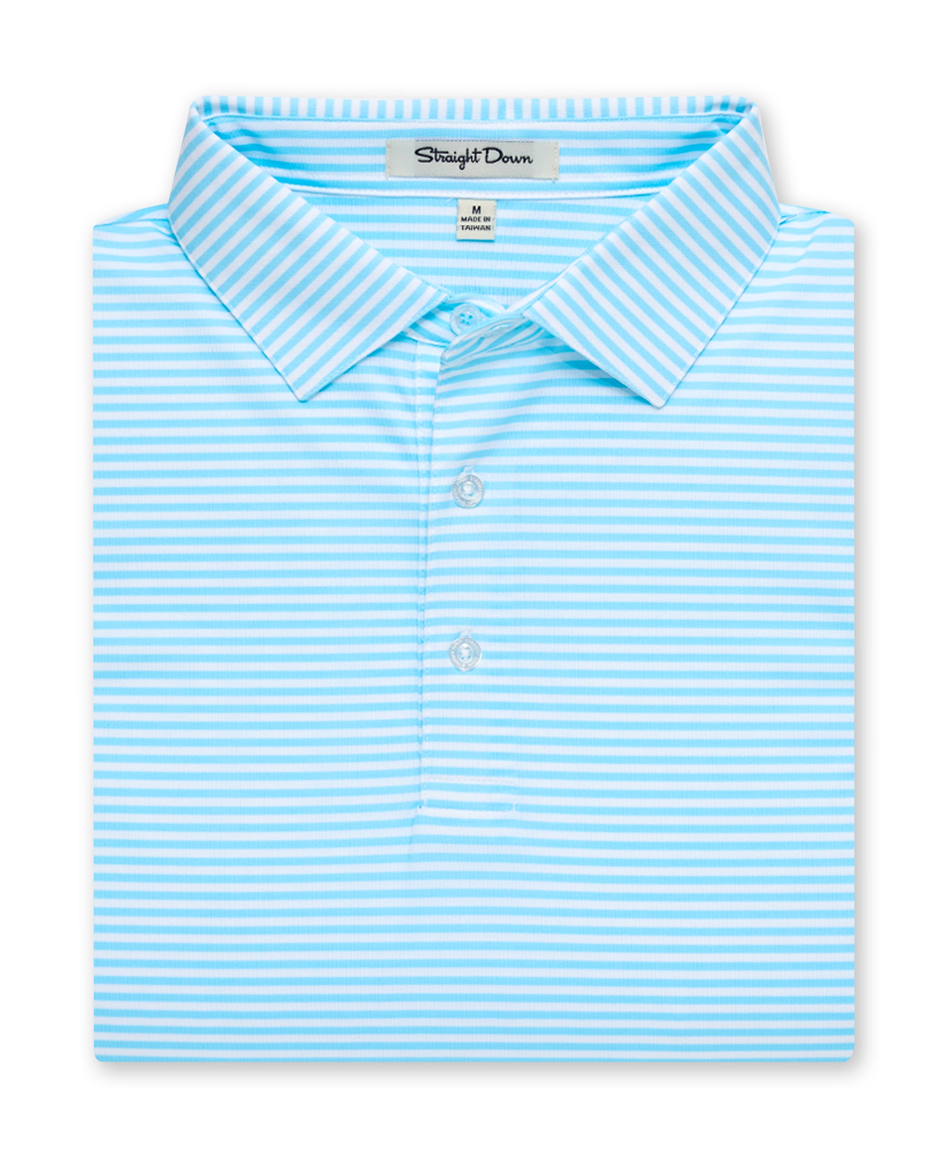 Del Mar Stripe Polo - Tahoe
