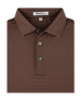 Del Mar Stripe Polo - Tobacco